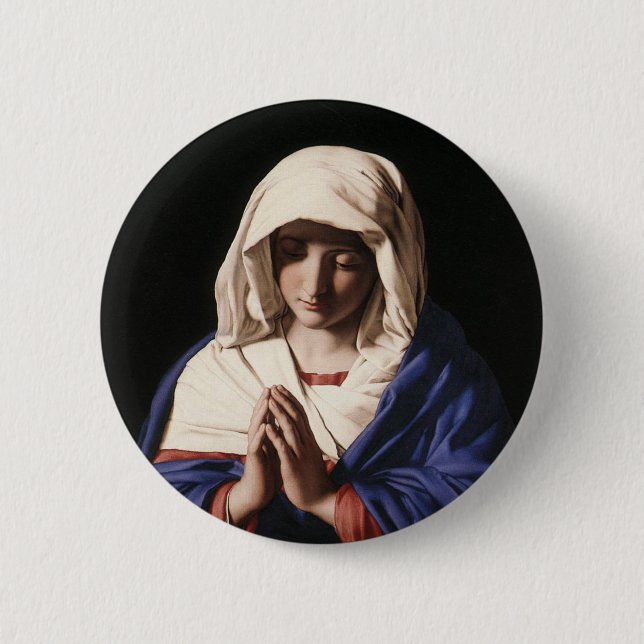 Madonna 6 Cm Round Badge (Front)