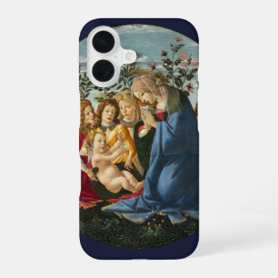 Madonna Adoring the Child with 5 Angels Botticelli iPhone 16 Case