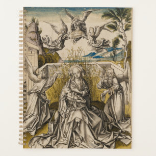 Madonna and Angels In A Landscape   c.1500 Planner
