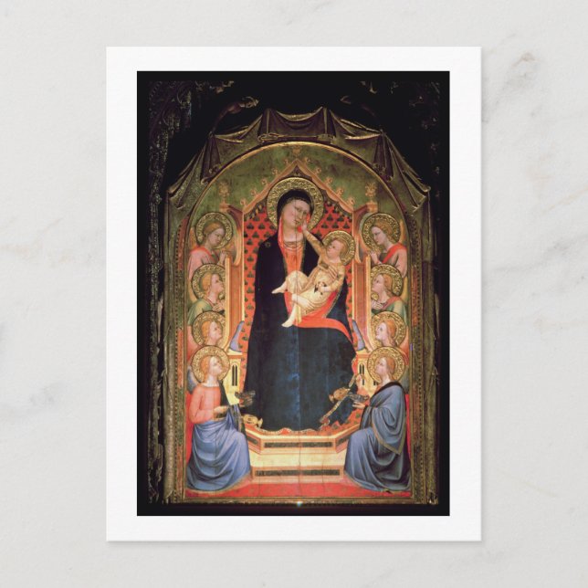 Madonna and Child, 1347 Postcard (Front)