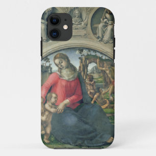 Madonna and Child, 1490-95 (oil on panel) iPhone 11 Case