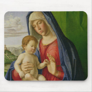 Madonna and Child, 1490s Mouse Mat