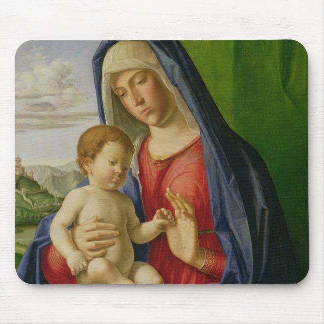 Madonna and Child, 1490s Mouse Mat (Front)