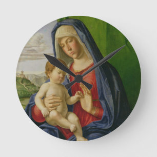 Madonna and Child, 1490s Round Clock