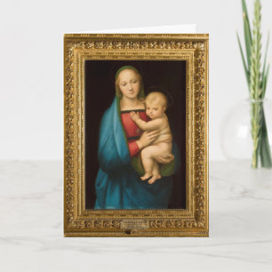 MADONNA AND CHILD 1504, Raphael  (1483–1520)  Card