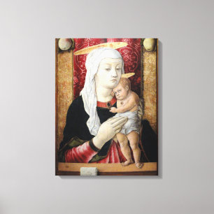 Madonna and Child 2 - Carlo Crivelli - c1468 Canvas Print