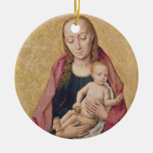 Madonna and Child 2 Ceramic Tree Decoration