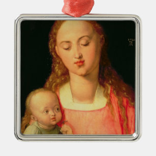 Madonna and Child 2 Metal Tree Decoration