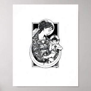 Madonna and Child 8" x 10" Print