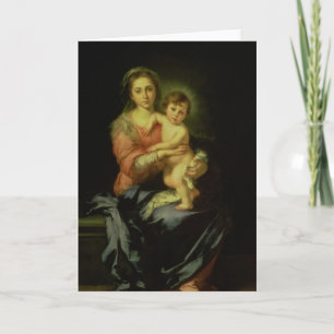 Madonna and Child, after 1638 Card