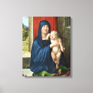 Madonna and Child - Albrecht Durer - c1496 Canvas Print