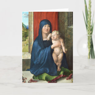 Madonna and Child - Albrecht Durer - c1496 Holiday Card