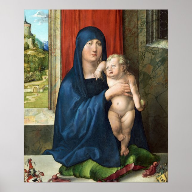 Madonna and Child - Albrecht Durer - c1496 Poster (Front)