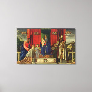Madonna and Child (Barbarigo Altarpiece) 1488 Canvas Print