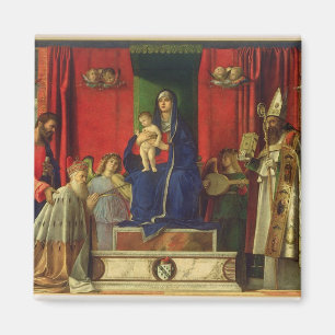 Madonna and Child (Barbarigo Altarpiece) 1488 Magnet