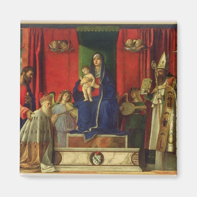 Madonna and Child (Barbarigo Altarpiece) 1488 Magnet (Front)