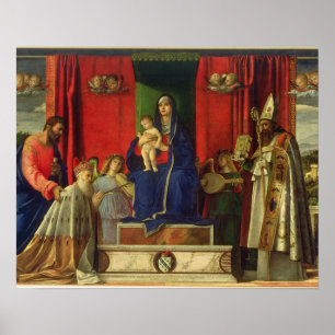 Madonna and Child (Barbarigo Altarpiece) 1488 Poster