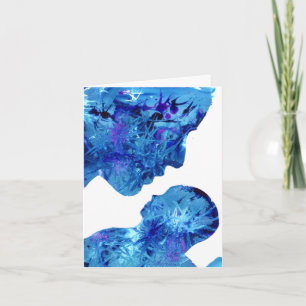 Madonna and Child beautiful watercolor Holiday Card