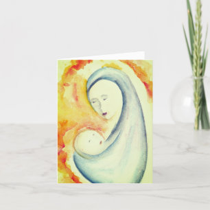 Madonna and Child blank note cards