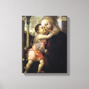 Madonna and Child - Botticelli - c1500 Canvas Print