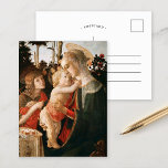 Madonna and Child | Botticelli Postcard<br><div class="desc">Madonna and Child with St. John the Baptist (c. 1470-1475) by Italian Renaissance artist Sandro Botticelli. 

Use the design tools to add custom text or personalise the image.</div>