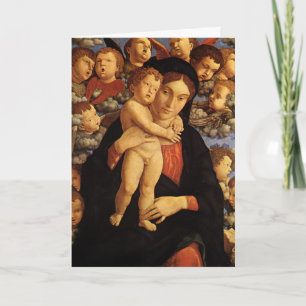 Madonna and Child by Andrea Mantegna Holiday Card