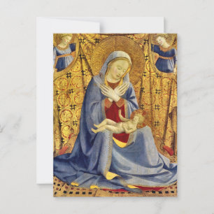 Madonna and Child by Fra Angelico Postcard