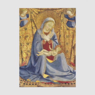 Madonna and Child by Fra Angelico Tissue Paper