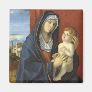 Madonna and Child by Giovanni Bellini Magnet