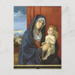 Madonna and Child by Giovanni Bellini Postcard