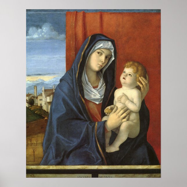 Madonna and Child by Giovanni Bellini Poster (Front)