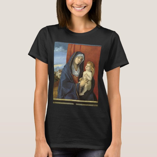 Madonna and Child by Giovanni Bellini T-Shirt (Front)