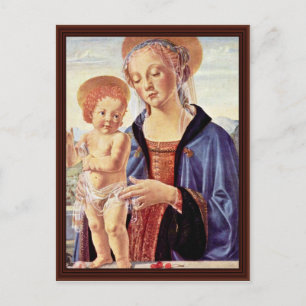 Madonna And Child  By Sarto Andrea Del Postcard