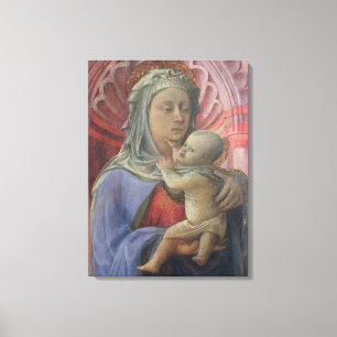 Madonna and Child, c.1430 (tempera on panel) Canvas Print
