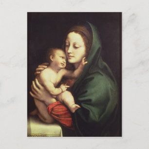 Madonna and child, c.1510 postcard