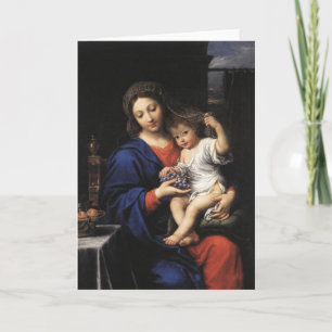 Madonna and Child card