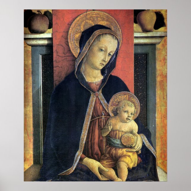 Madonna and Child - Carlo Crivelli - c1468 Poster (Front)