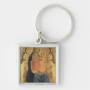 Madonna and Child, central panel of a triptych Key Ring
