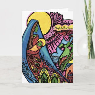 Madonna and Child Christmas Card