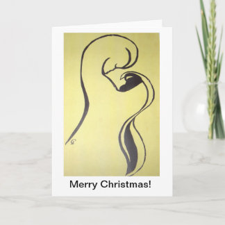 Madonna and Child Christmas Card