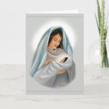 Madonna and Child Christmas/Holiday Card
