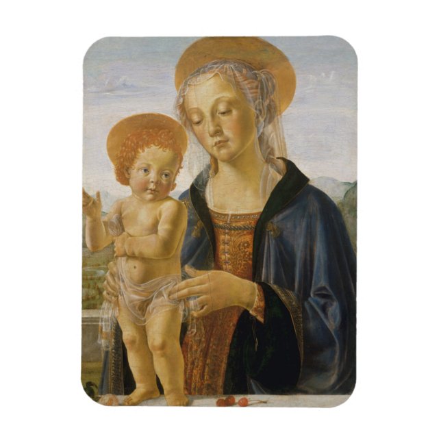 Madonna and Child, circa 1470 Magnet (Vertical)