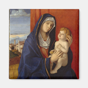 Madonna and Child, circa 1485 Magnet