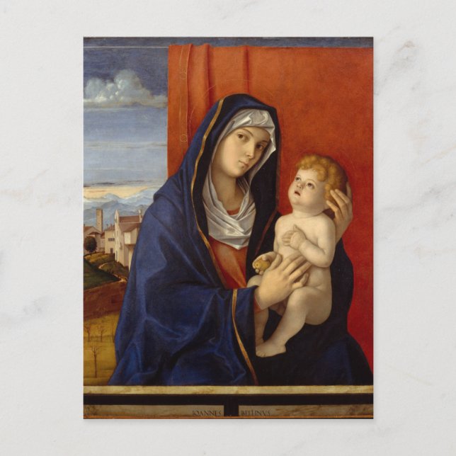 Madonna and Child, circa 1485 Postcard (Front)