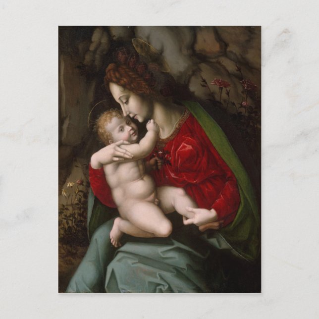 Madonna and Child, circa 1520 Postcard (Front)