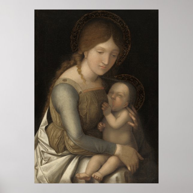 Madonna and Child - Correggio Fine Art Poster (Front)