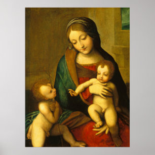 Madonna and Child - Correggio Fine Art Poster