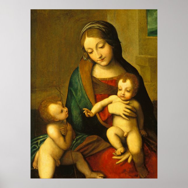Madonna and Child - Correggio Fine Art Poster (Front)