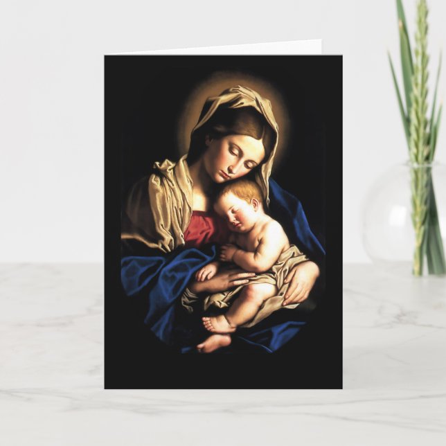 Madonna and Child Custom Card (Front)