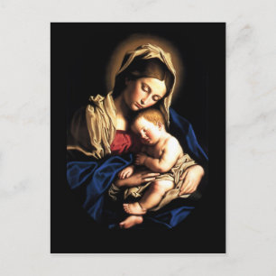 Madonna and Child Custom Postcard